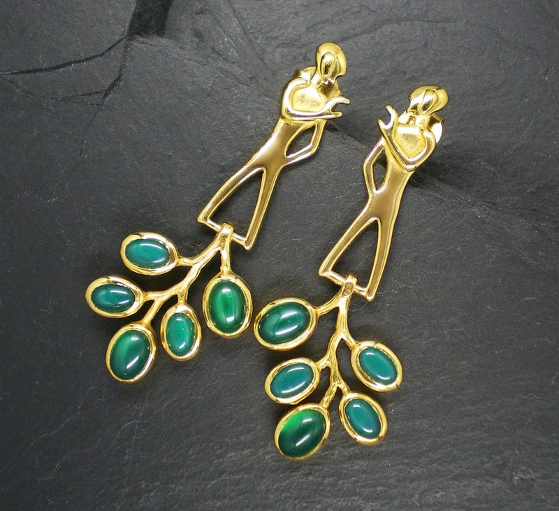 Leaf-shaped Earrings